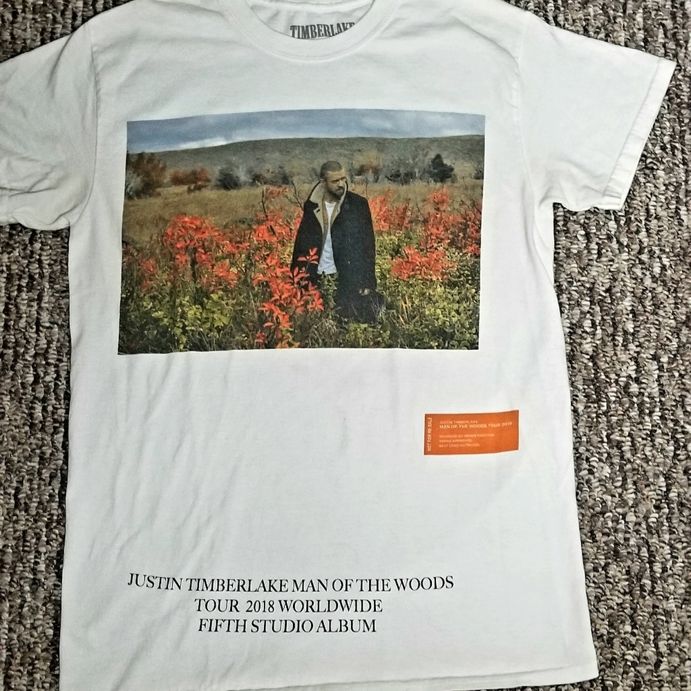 Justin timberlake man of the woods tour t-shirt